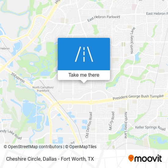 Cheshire Circle map
