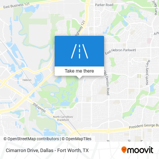 Cimarron Drive map