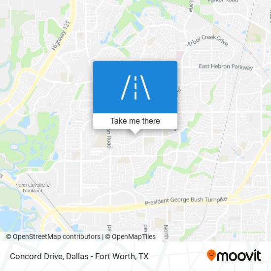 Concord Drive map