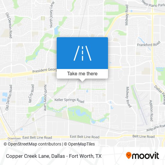 Mapa de Copper Creek Lane