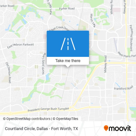 Courtland Circle map