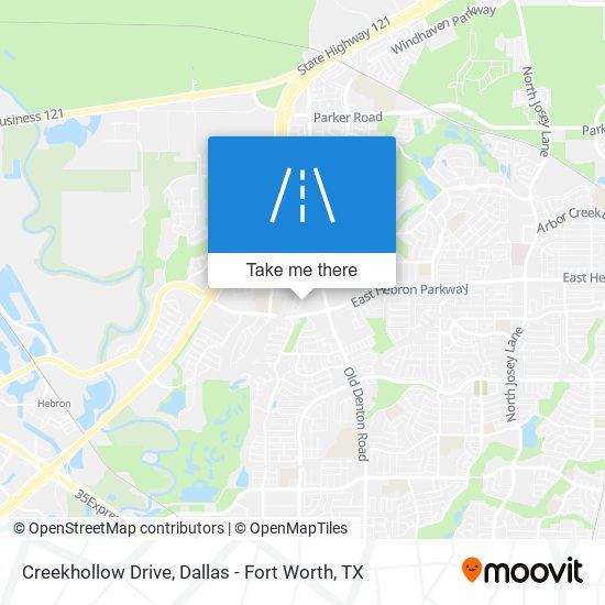 Creekhollow Drive map
