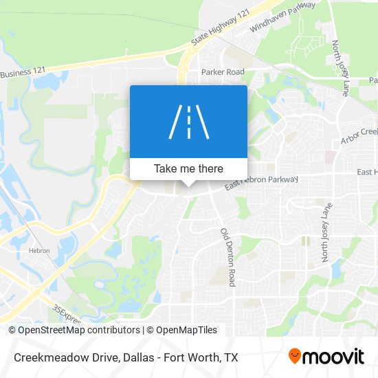 Creekmeadow Drive map