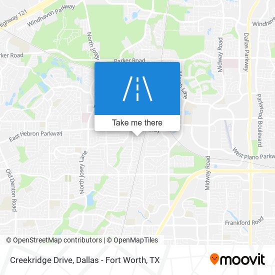 Creekridge Drive map