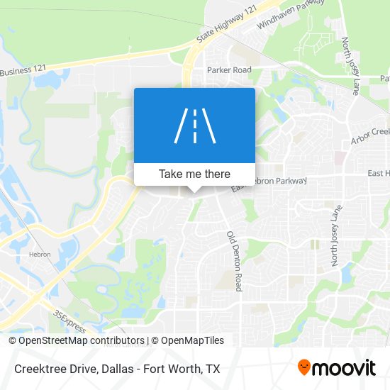 Creektree Drive map
