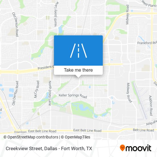 Creekview Street map