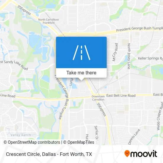 Crescent Circle map