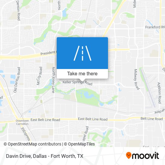 Davin Drive map