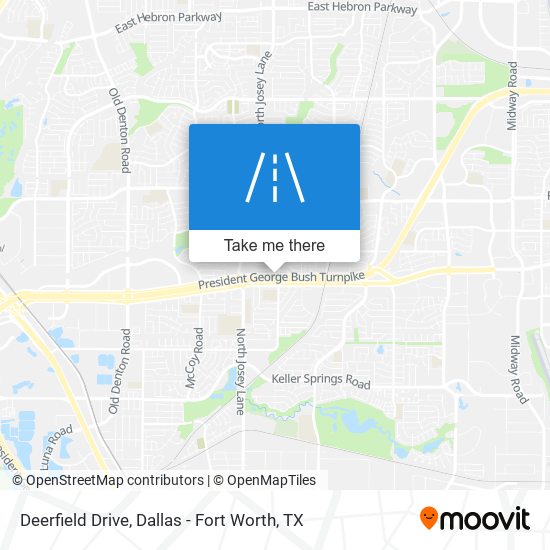Mapa de Deerfield Drive