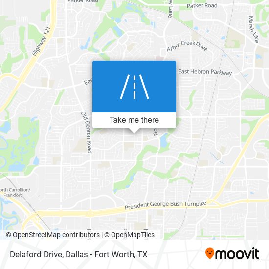 Delaford Drive map