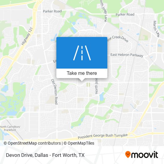 Devon Drive map