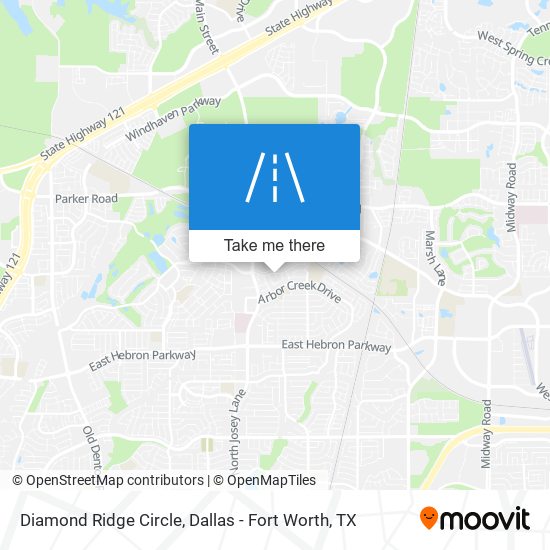 Diamond Ridge Circle map