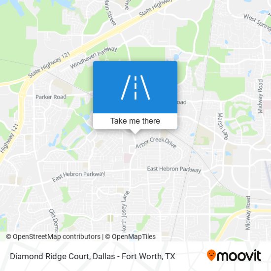 Mapa de Diamond Ridge Court