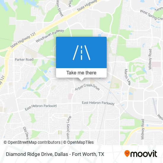 Mapa de Diamond Ridge Drive