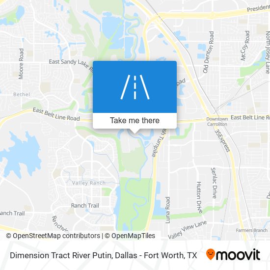 Mapa de Dimension Tract River Putin