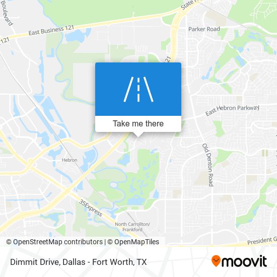 Dimmit Drive map