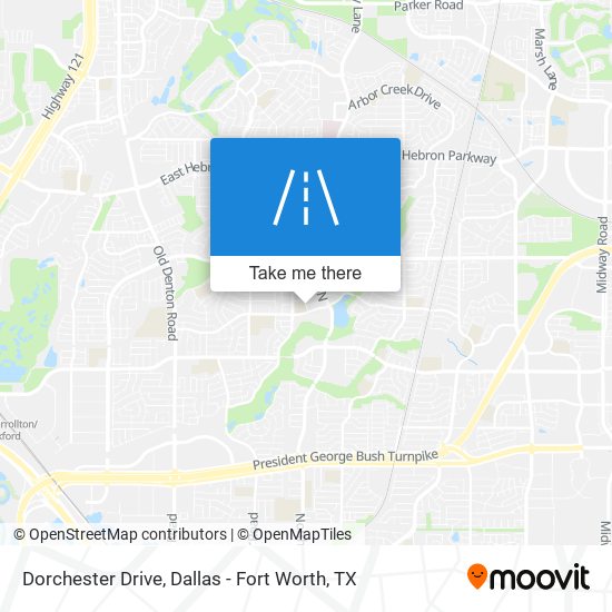 Dorchester Drive map