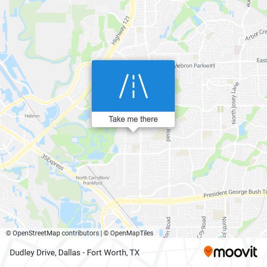 Dudley Drive map