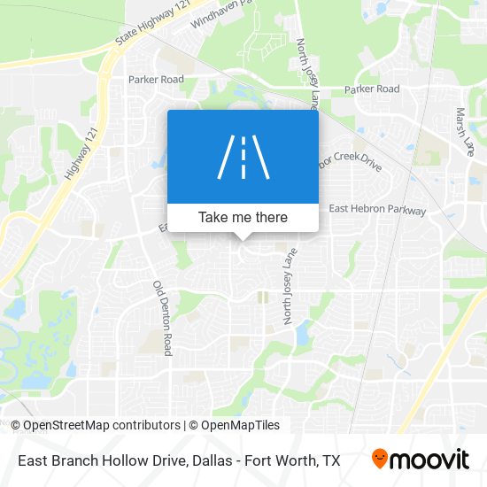 Mapa de East Branch Hollow Drive