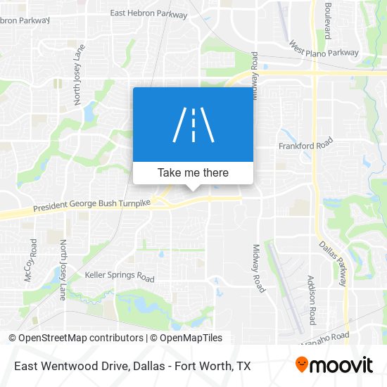 East Wentwood Drive map