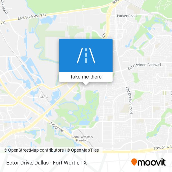 Ector Drive map