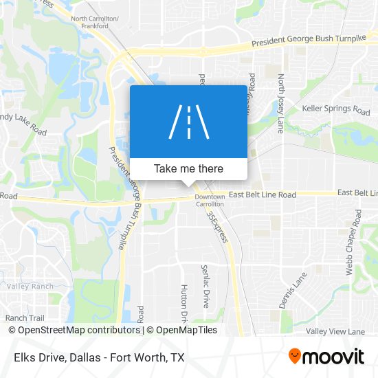 Mapa de Elks Drive