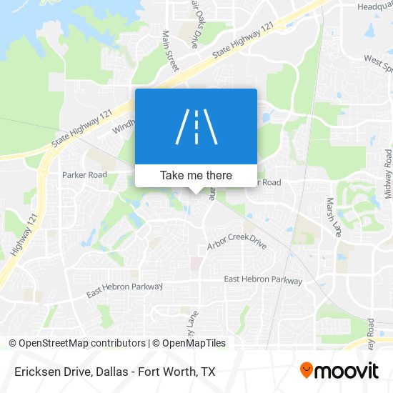 Ericksen Drive map