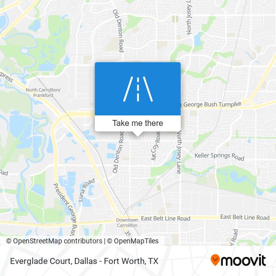 Everglade Court map