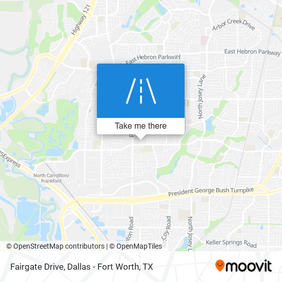 Fairgate Drive map