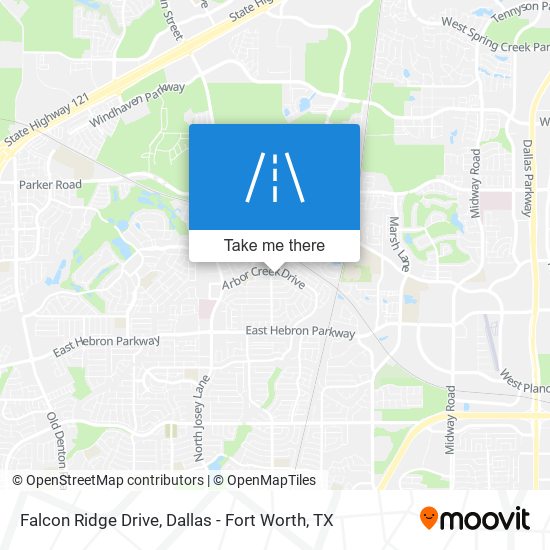 Falcon Ridge Drive map