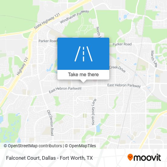 Falconet Court map