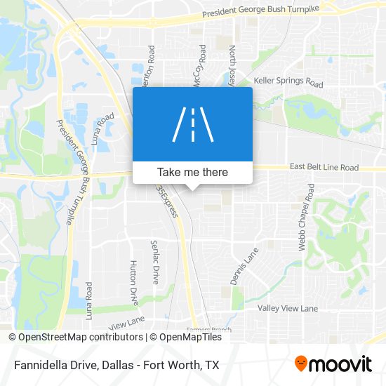 Mapa de Fannidella Drive