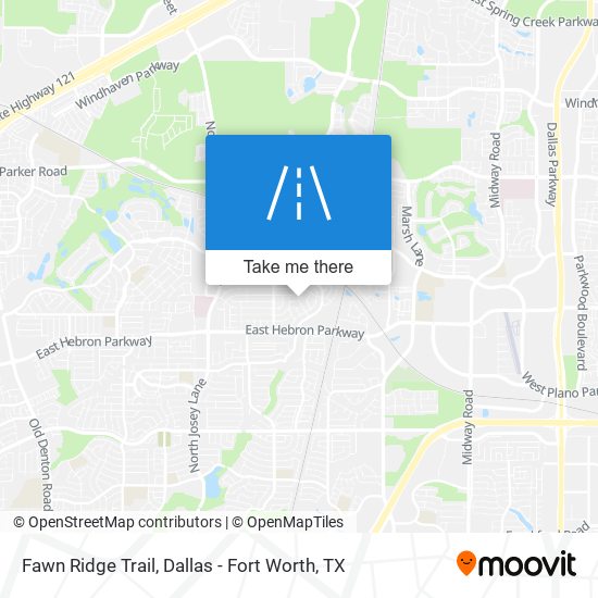 Mapa de Fawn Ridge Trail