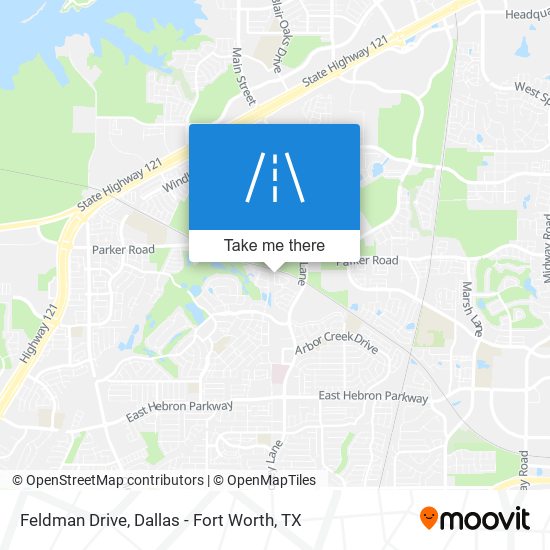 Mapa de Feldman Drive