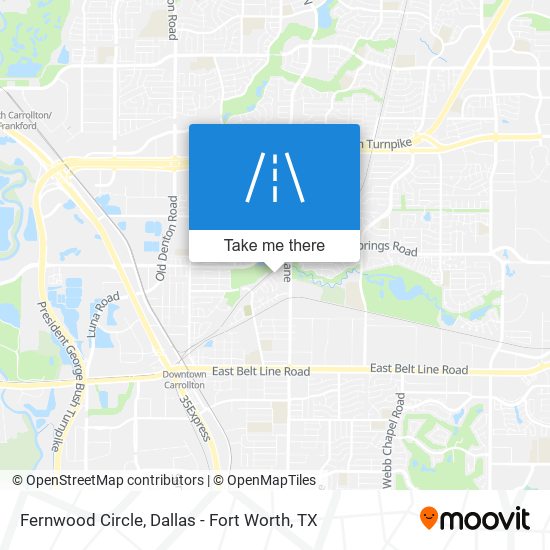 Fernwood Circle map