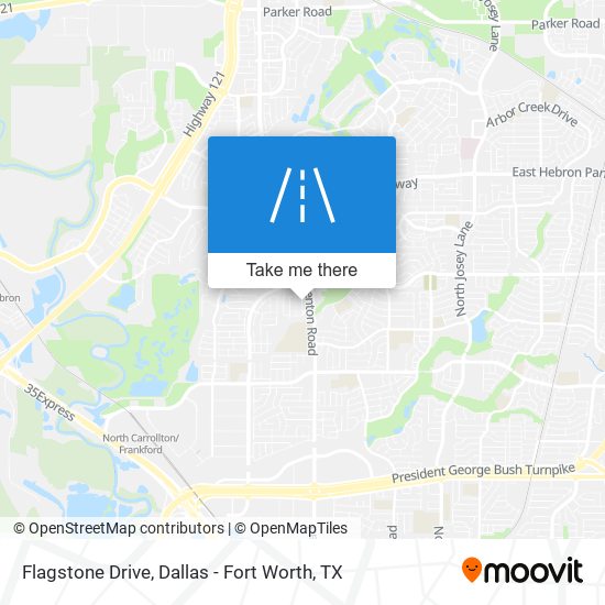 Flagstone Drive map