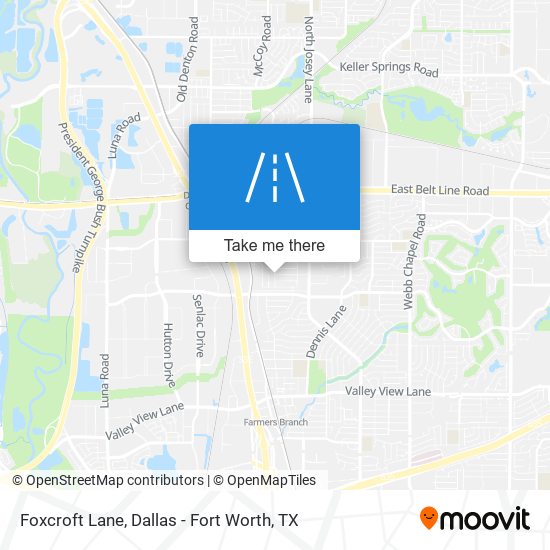 Mapa de Foxcroft Lane