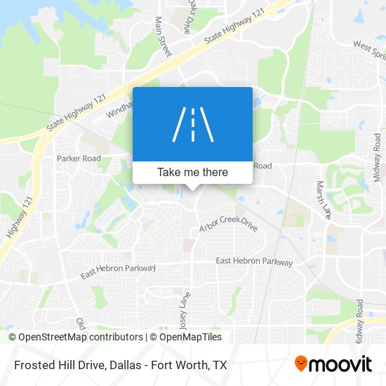 Frosted Hill Drive map