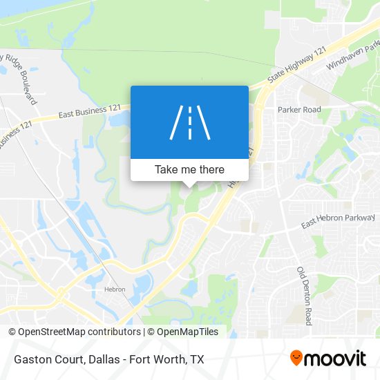 Mapa de Gaston Court
