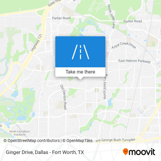 Ginger Drive map