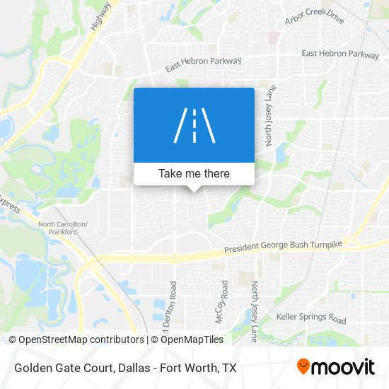 Golden Gate Court map