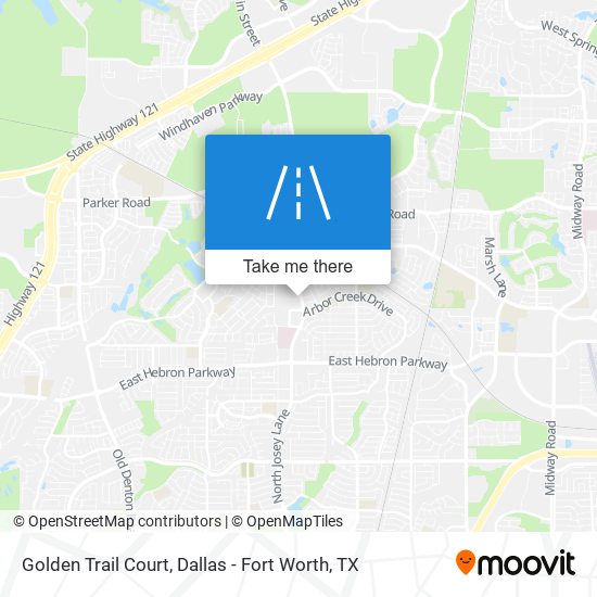 Golden Trail Court map