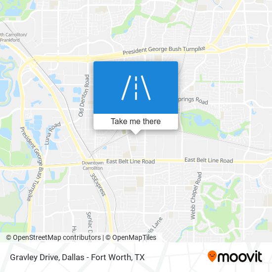 Gravley Drive map