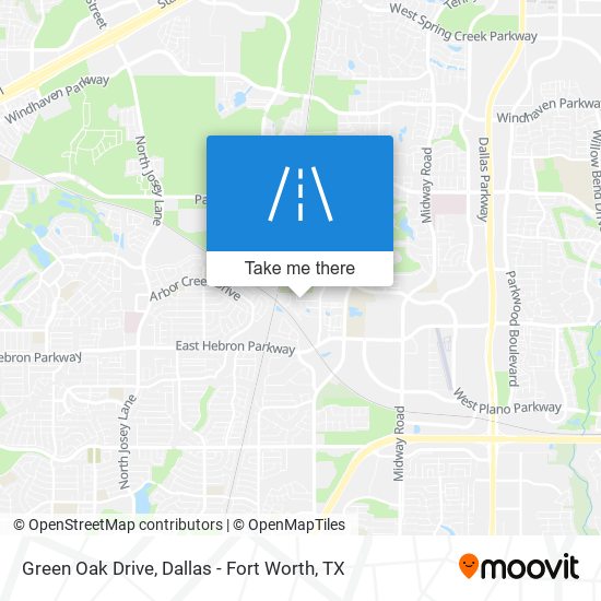 Green Oak Drive map