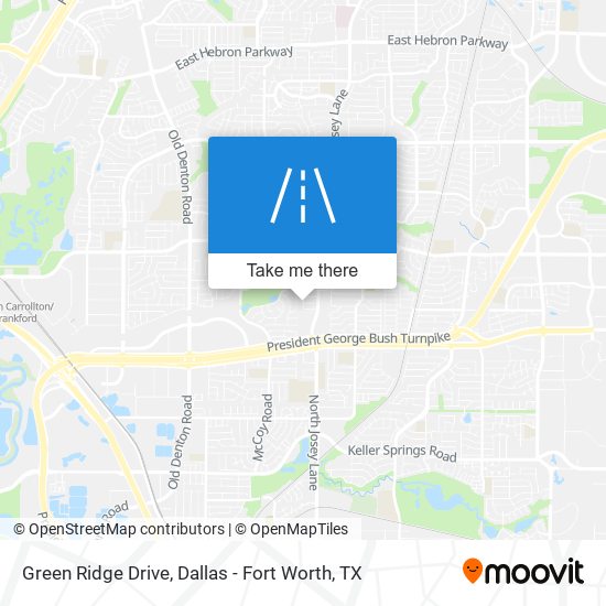 Green Ridge Drive map