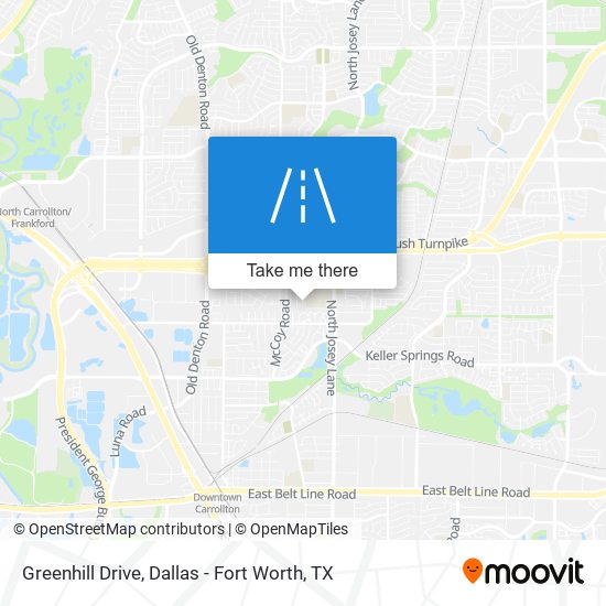 Mapa de Greenhill Drive