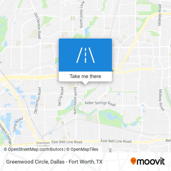 Mapa de Greenwood Circle