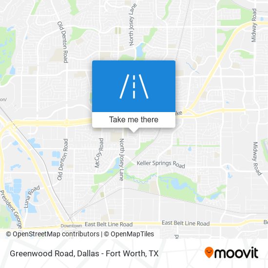 Mapa de Greenwood Road