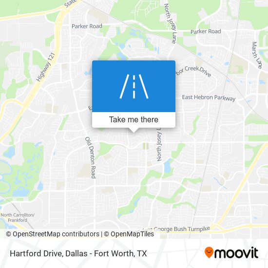 Hartford Drive map
