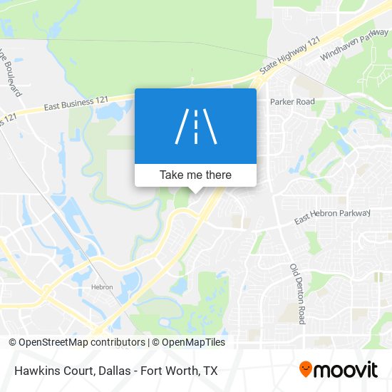 Hawkins Court map